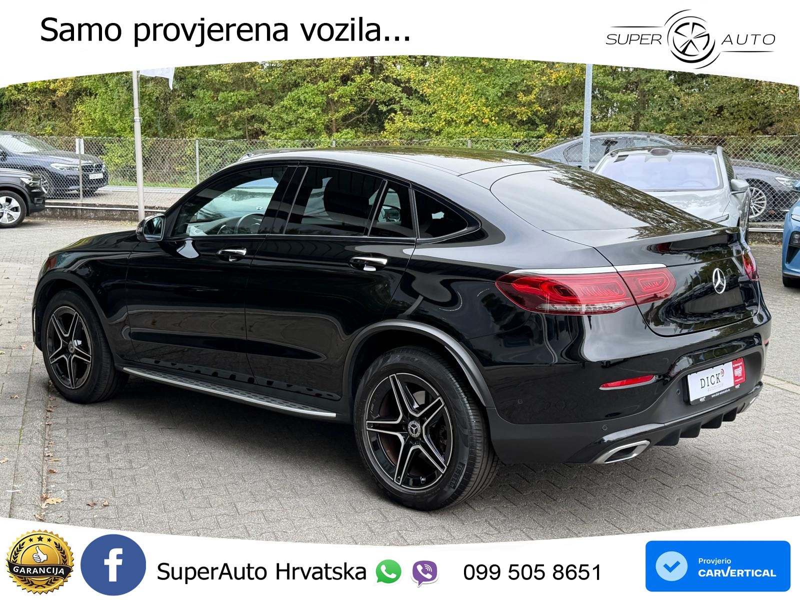 Mercedes GLC Coupe 220d (194 KS) 4MATIC G-TRONIC AMG LED+GR SJED+ACC