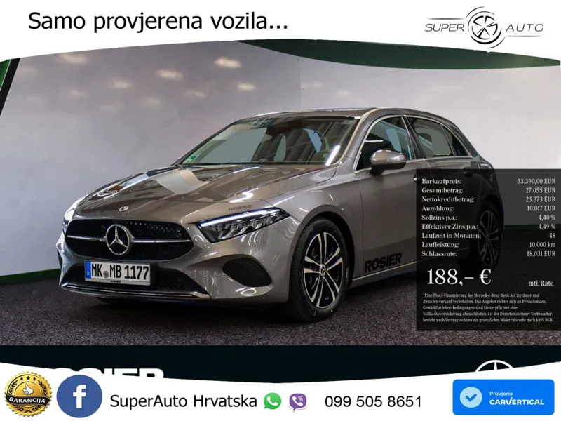 Mercedes-Benz A 250 4MATIC 8G-DCT LED+GR SJED+ACC