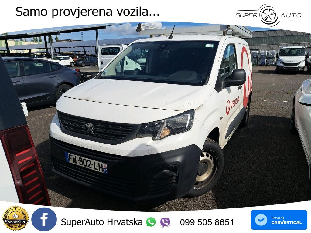 Peugeot Partner 1.5 BlueHDi 100 L1 KlimaAC, 3Sitze 101 KS