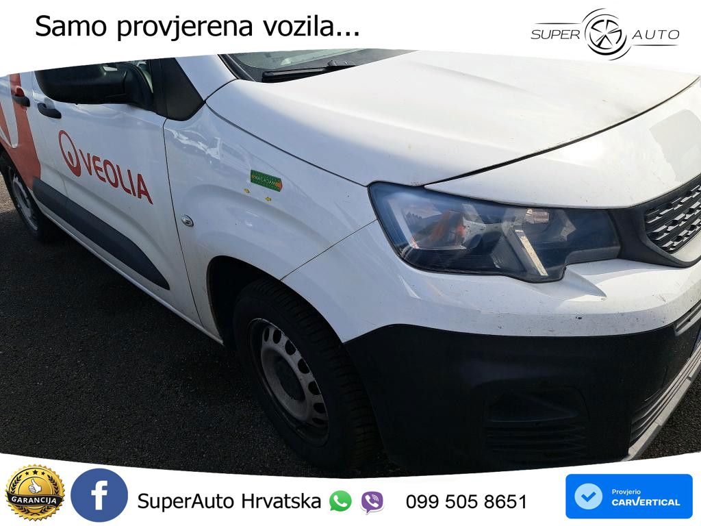 Peugeot Partner 1.5 BlueHDi 100 L1 KlimaAC, 3Sitze 101 KS