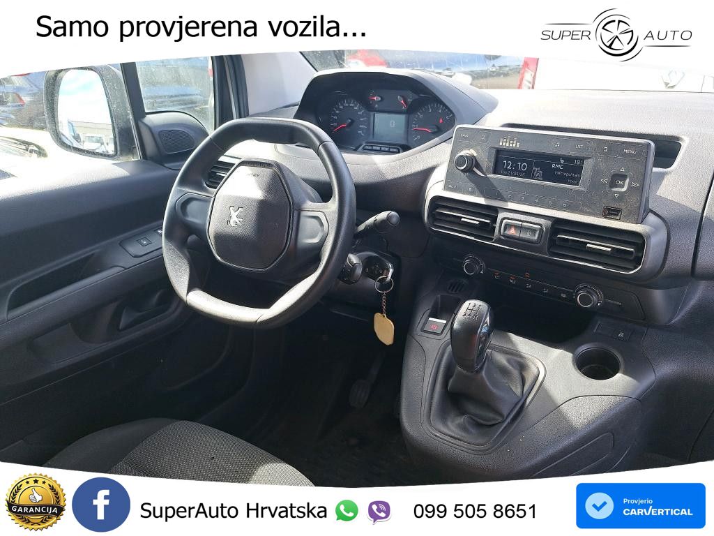 Peugeot Partner 1.5 BlueHDi 100 L1 KlimaAC, 3Sitze 101 KS
