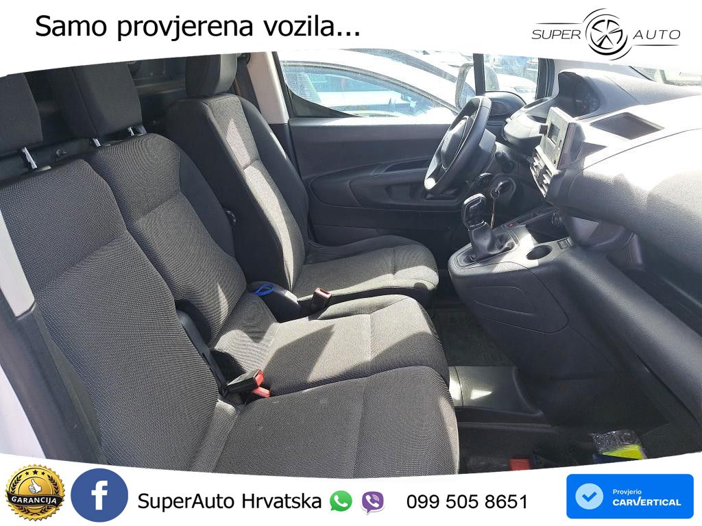 Peugeot Partner 1.5 BlueHDi 100 L1 KlimaAC, 3Sitze 101 KS