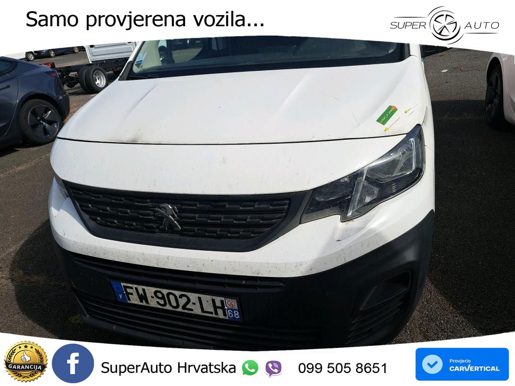 Peugeot Partner 1.5 BlueHDi 100 L1 KlimaAC, 3Sitze 101 KS