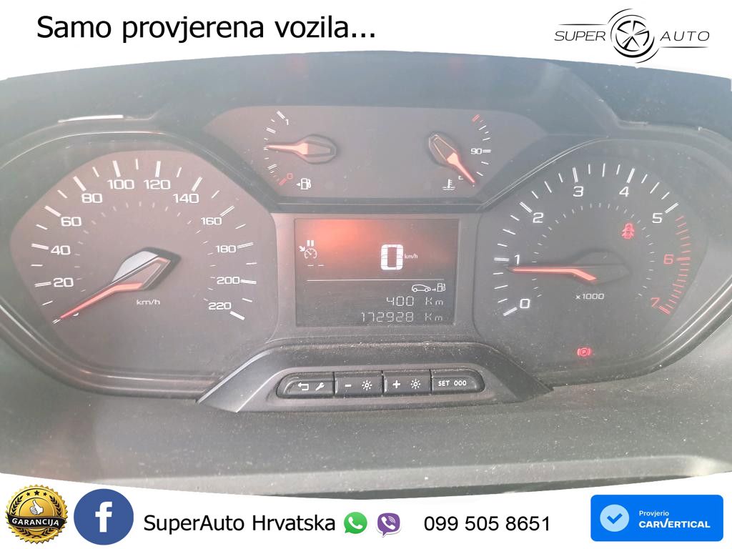 Peugeot Partner 1.5 BlueHDi 100 L1 KlimaAC, 3Sitze 101 KS