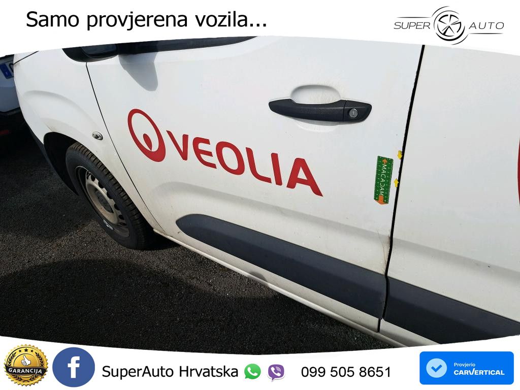 Peugeot Partner 1.5 BlueHDi 100 L1 KlimaAC, 3Sitze 101 KS