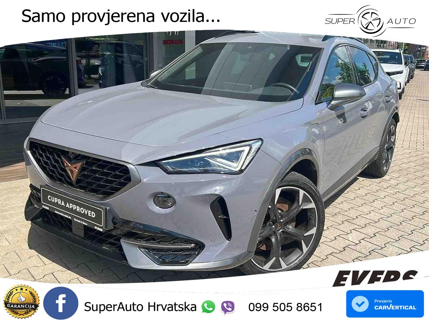 Cupra Formentor 1.4 TSI (245 KS) e-Hybrid DSG VZ MATRIX+GR SJED+KAM
