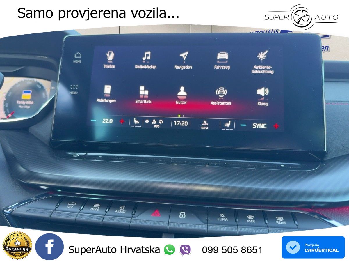 Škoda Octavia Combi RS 2.0 TDI (200 KS) DSG LED+GR SJED+ACC