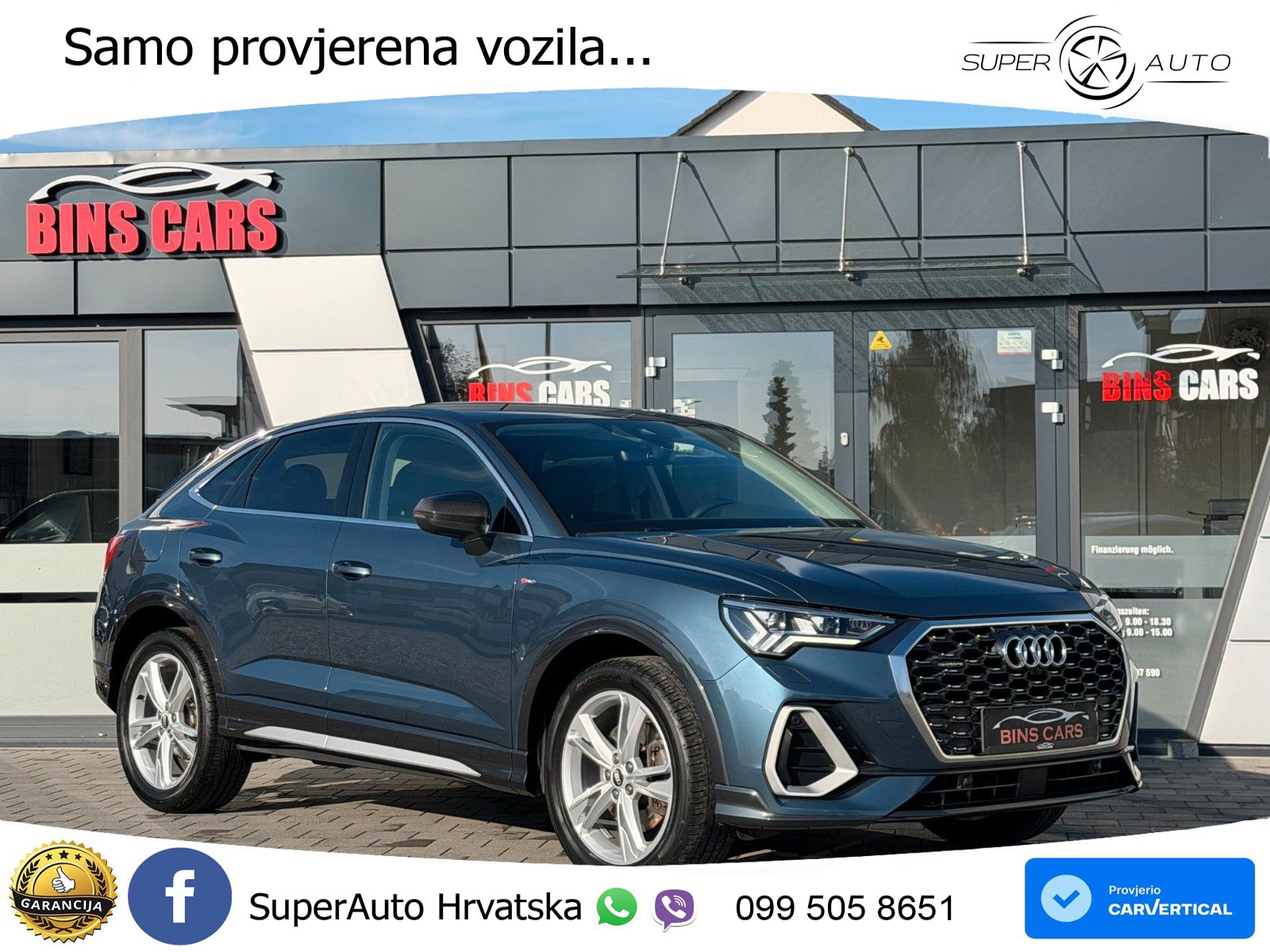 Audi Q3 Sportback 40 TDI (190 KS) quattro S tronic S line