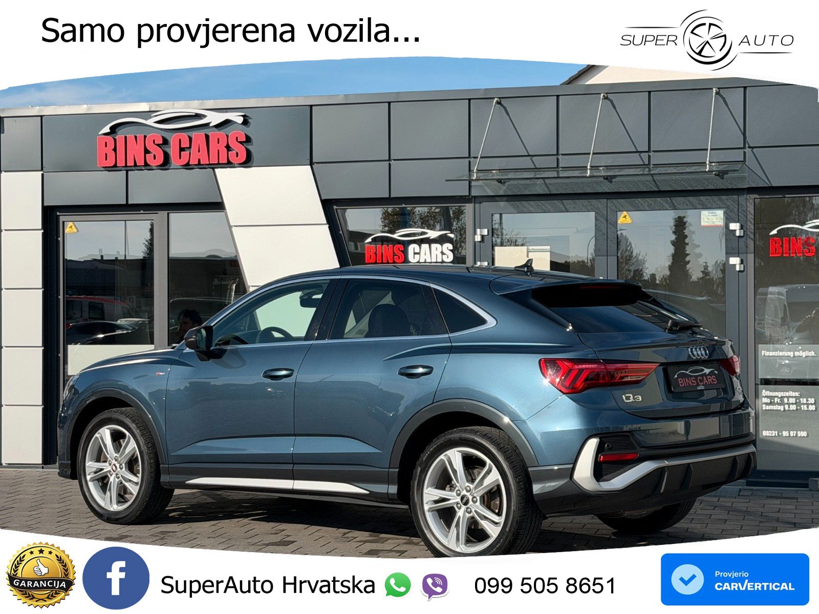 Audi Q3 Sportback 40 TDI (190 KS) quattro S tronic S line
