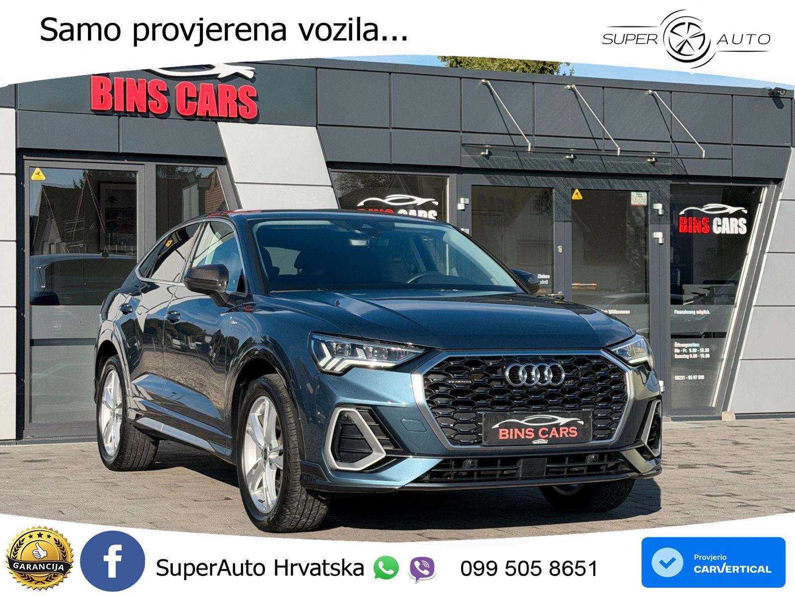 Audi Q3 Sportback 40 TDI (190 KS) quattro S tronic S line
