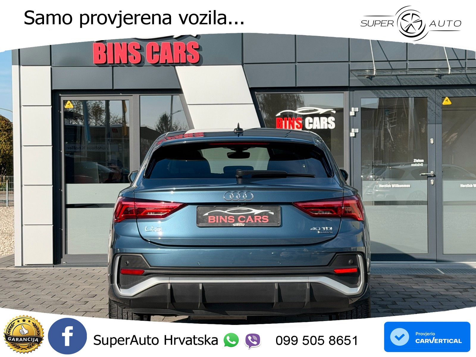 Audi Q3 Sportback 40 TDI (190 KS) quattro S tronic S line