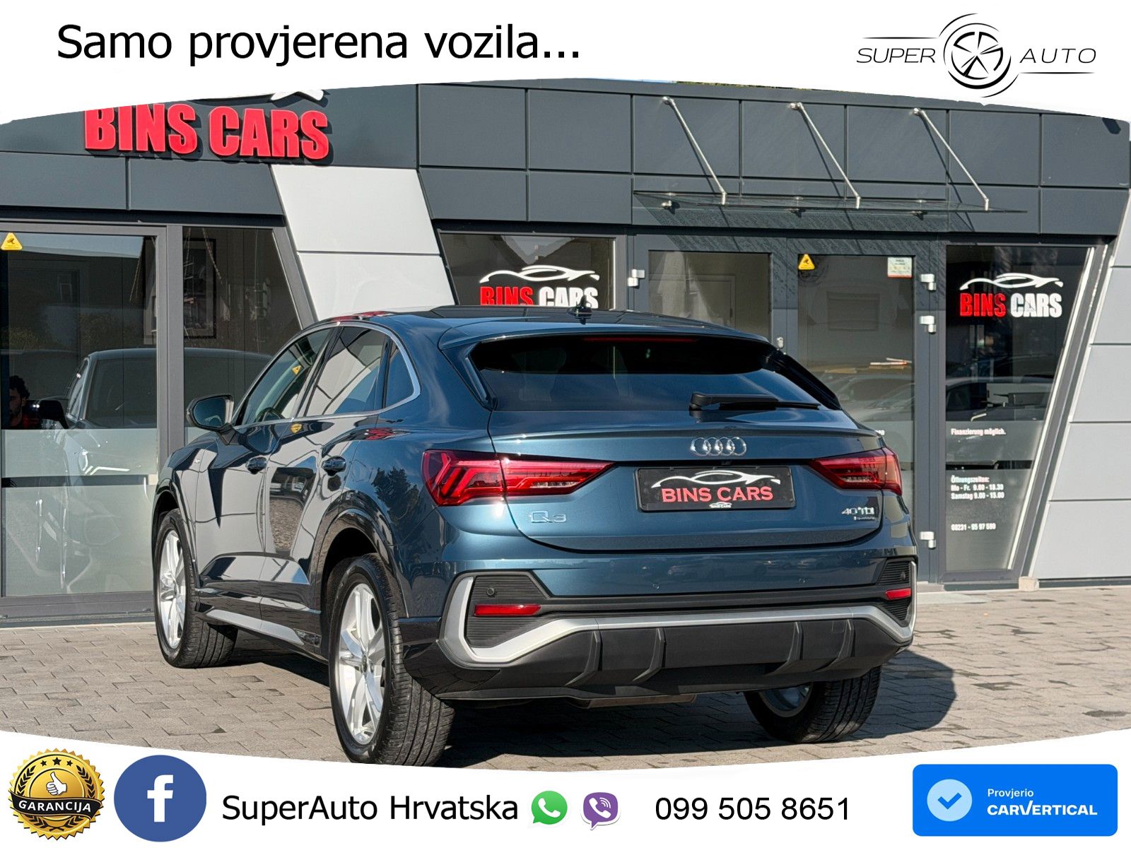 Audi Q3 Sportback 40 TDI (190 KS) quattro S tronic S line