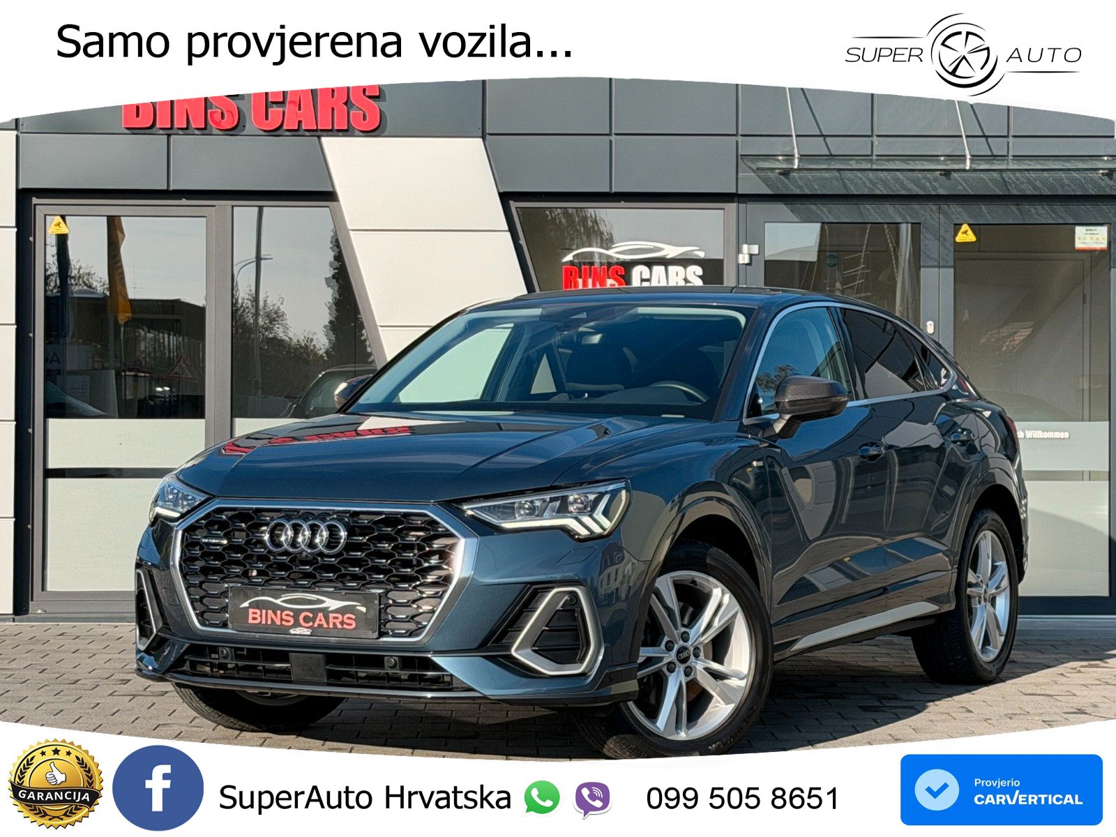 Audi Q3 Sportback 40 TDI (190 KS) quattro S tronic S line