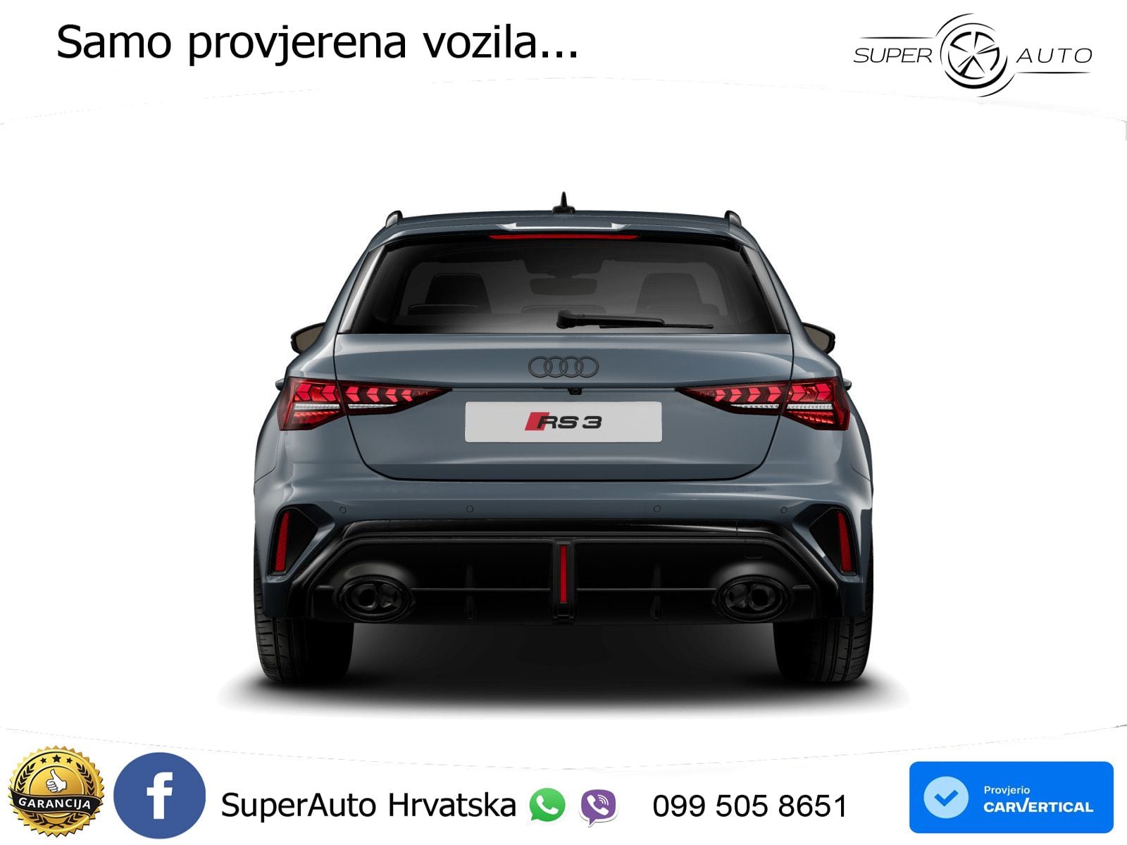 Audi RS3 Sportback 2.5 TFSI (400 KS) quattro S tronic LED+GR SJED+ACC