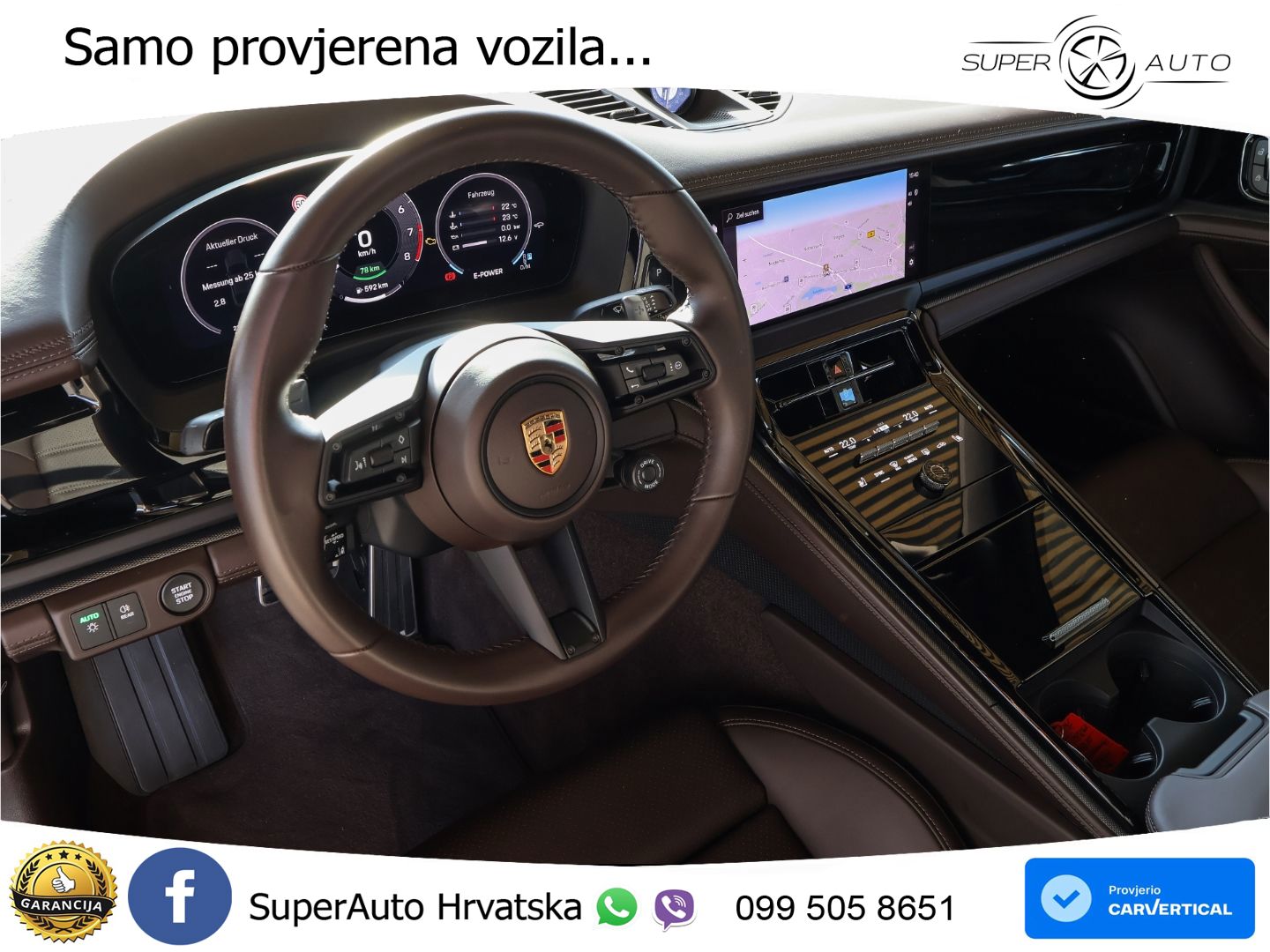 Porsche Panamera 4S 2.9 V6 (544 KS) E-Hybrid PDK ACC+HEAD+4xGR SJED+360+PANO