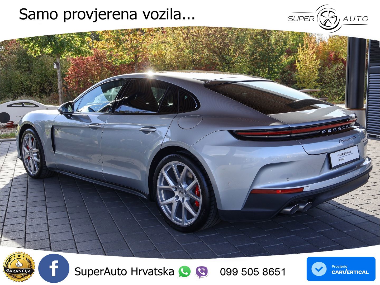 Porsche Panamera 4S 2.9 V6 (544 KS) E-Hybrid PDK ACC+HEAD+4xGR SJED+360+PANO