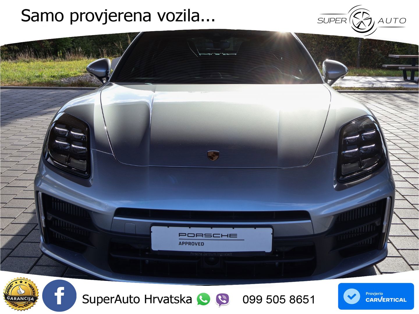 Porsche Panamera 4S 2.9 V6 (544 KS) E-Hybrid PDK ACC+HEAD+4xGR SJED+360+PANO