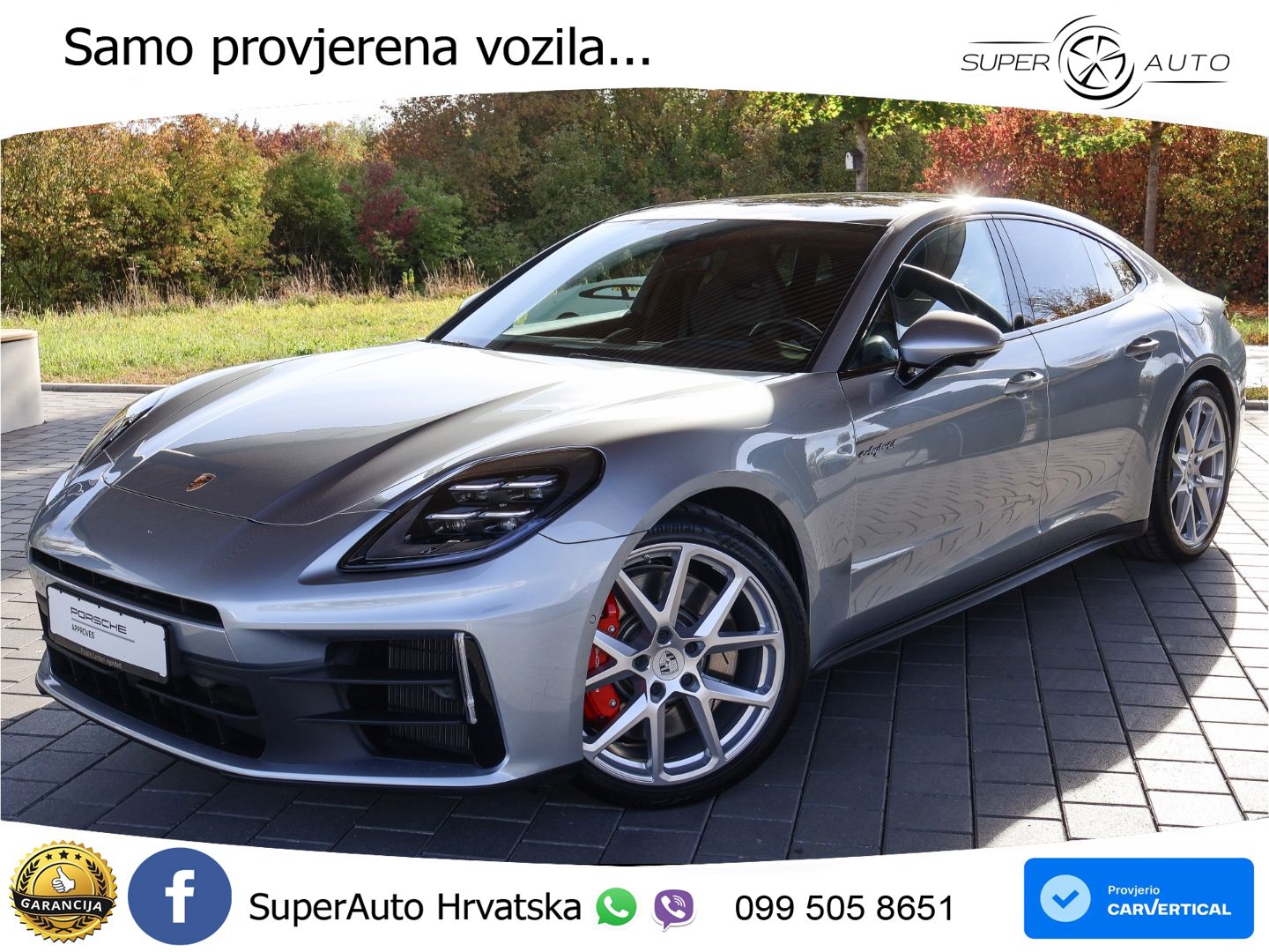 Porsche Panamera 4S 2.9 V6 (544 KS) E-Hybrid PDK ACC+HEAD+4xGR SJED+360+PANO