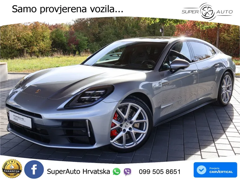 Porsche Panamera 4S 2.9 V6 (544 KS) E-Hybrid PDK ACC+HEAD+4xGR SJED+360+PANO