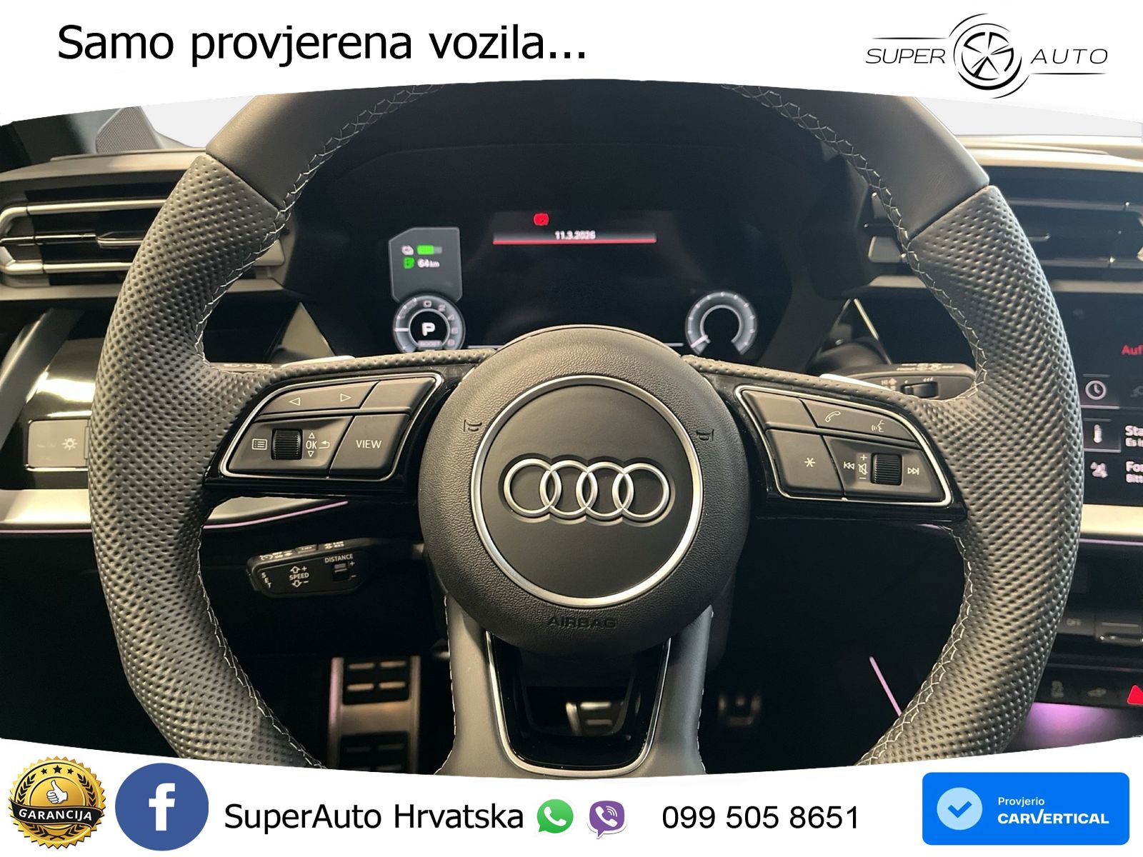 Audi A3 Sportback 40 TFSI e (204 KS) Plug-in Hybrid S tronic S line LED+GR SJED+ACC