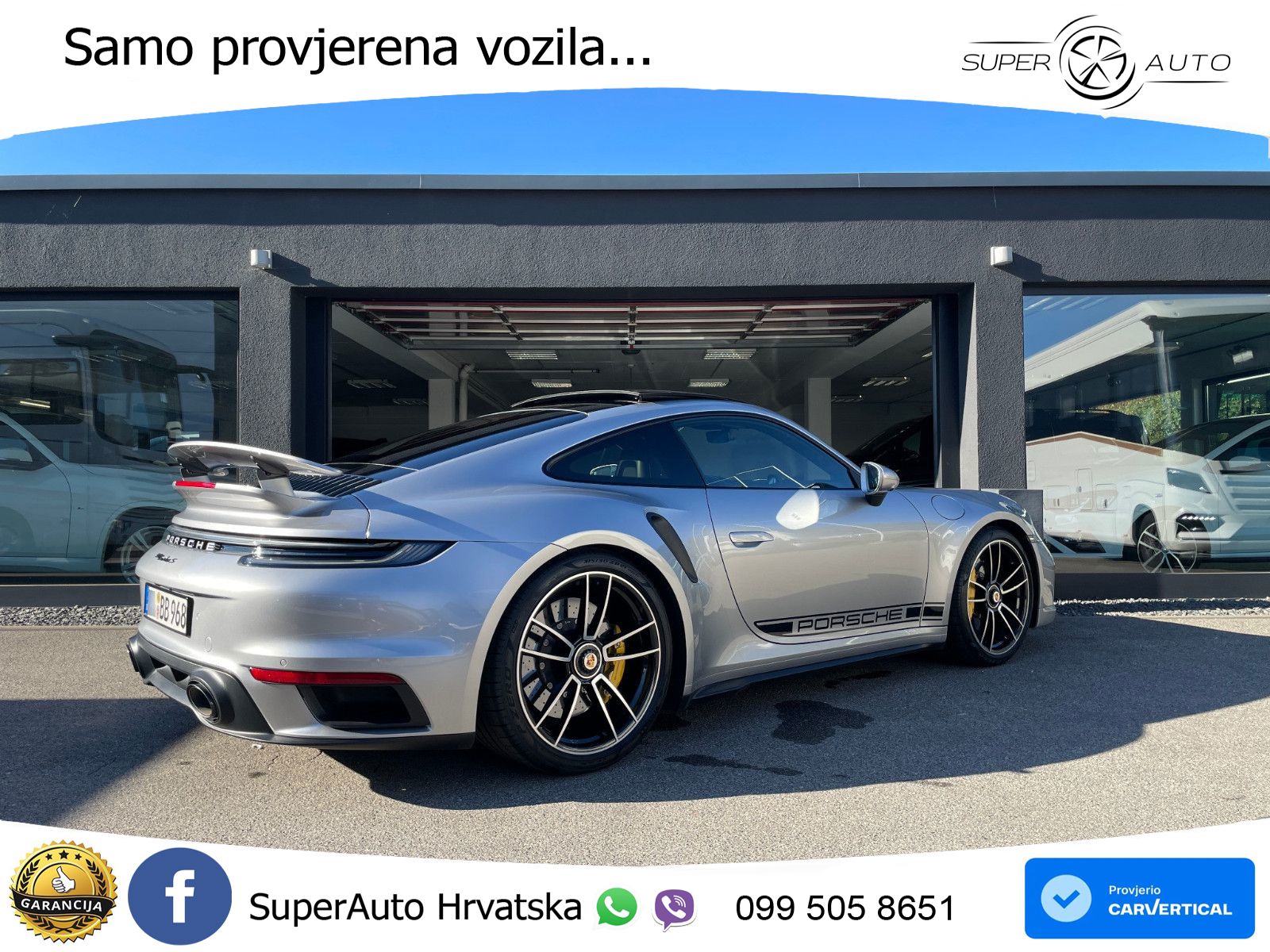 Porsche 911 Turbo S 3.8 (650 KS) PDK LED+GR SJED+ACC