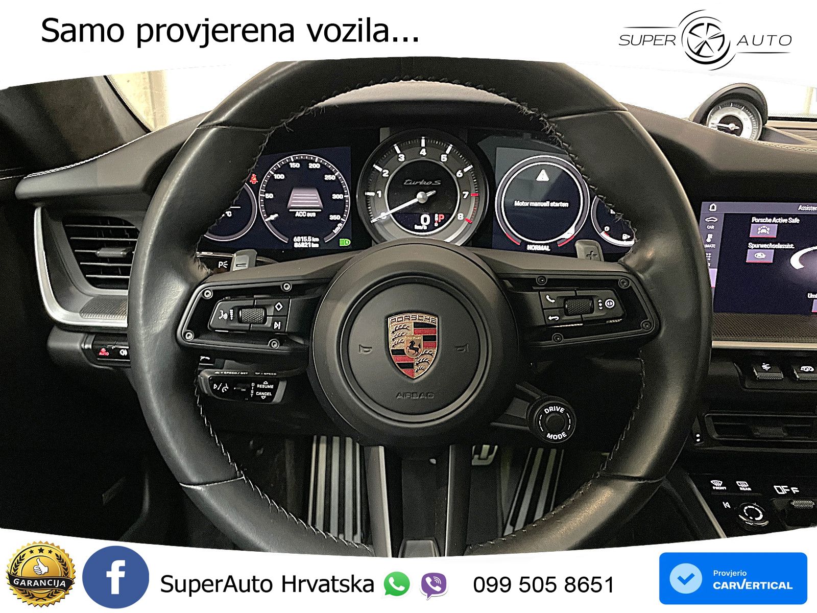 Porsche 911 Turbo S 3.8 (650 KS) PDK LED+GR SJED+ACC
