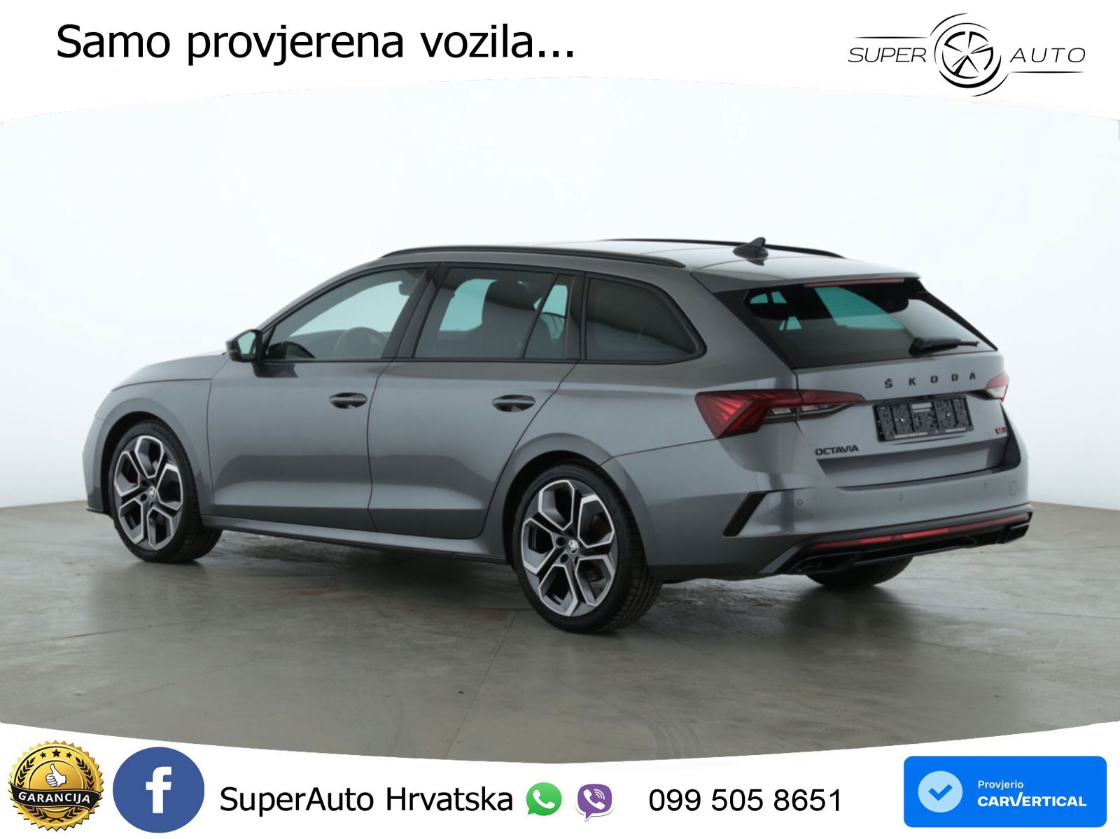 Škoda Octavia Combi RS 2.0 TDI (200 KS) DSG LED+GR SJED+ACC