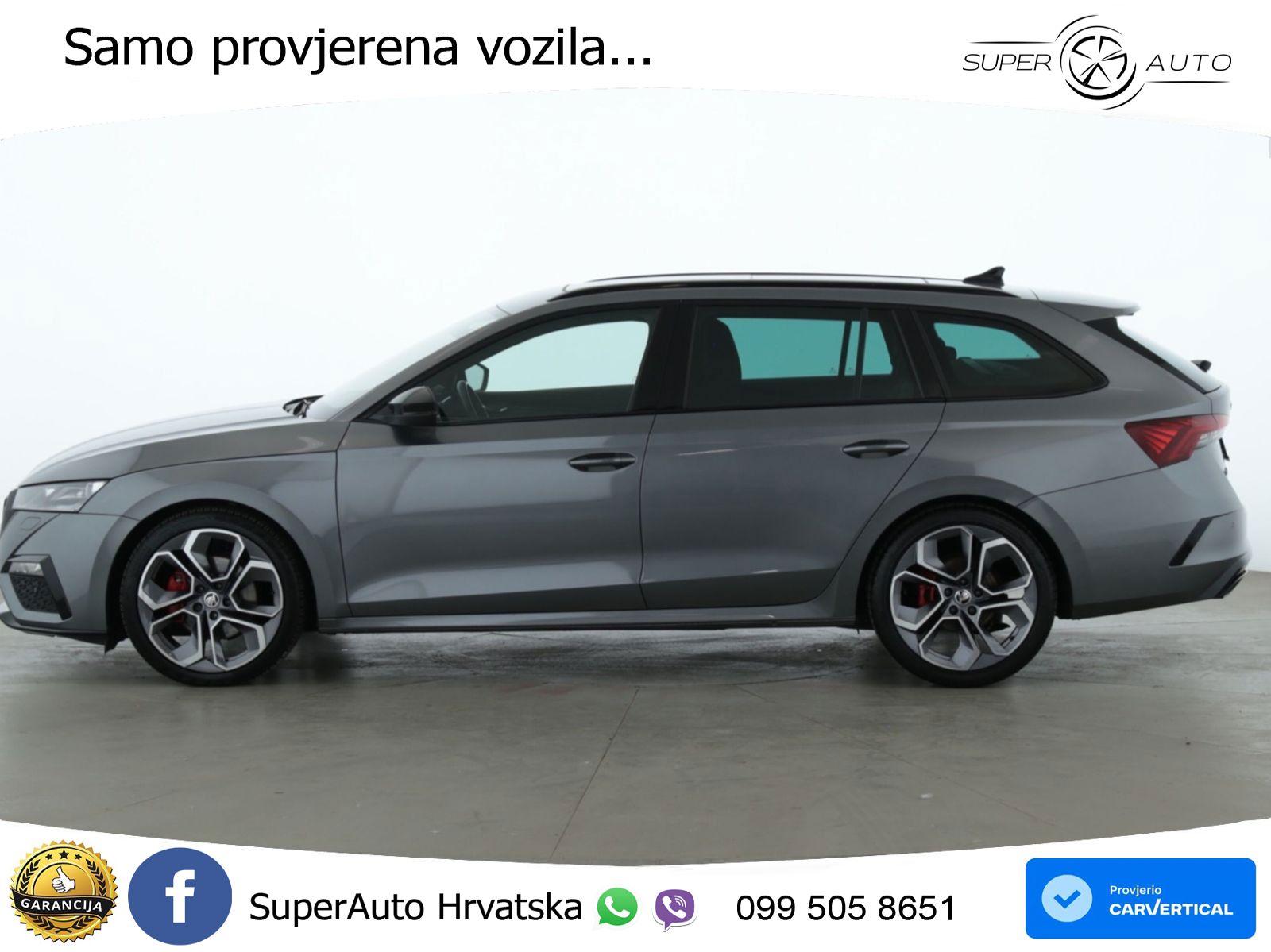 Škoda Octavia Combi RS 2.0 TDI (200 KS) DSG LED+GR SJED+ACC