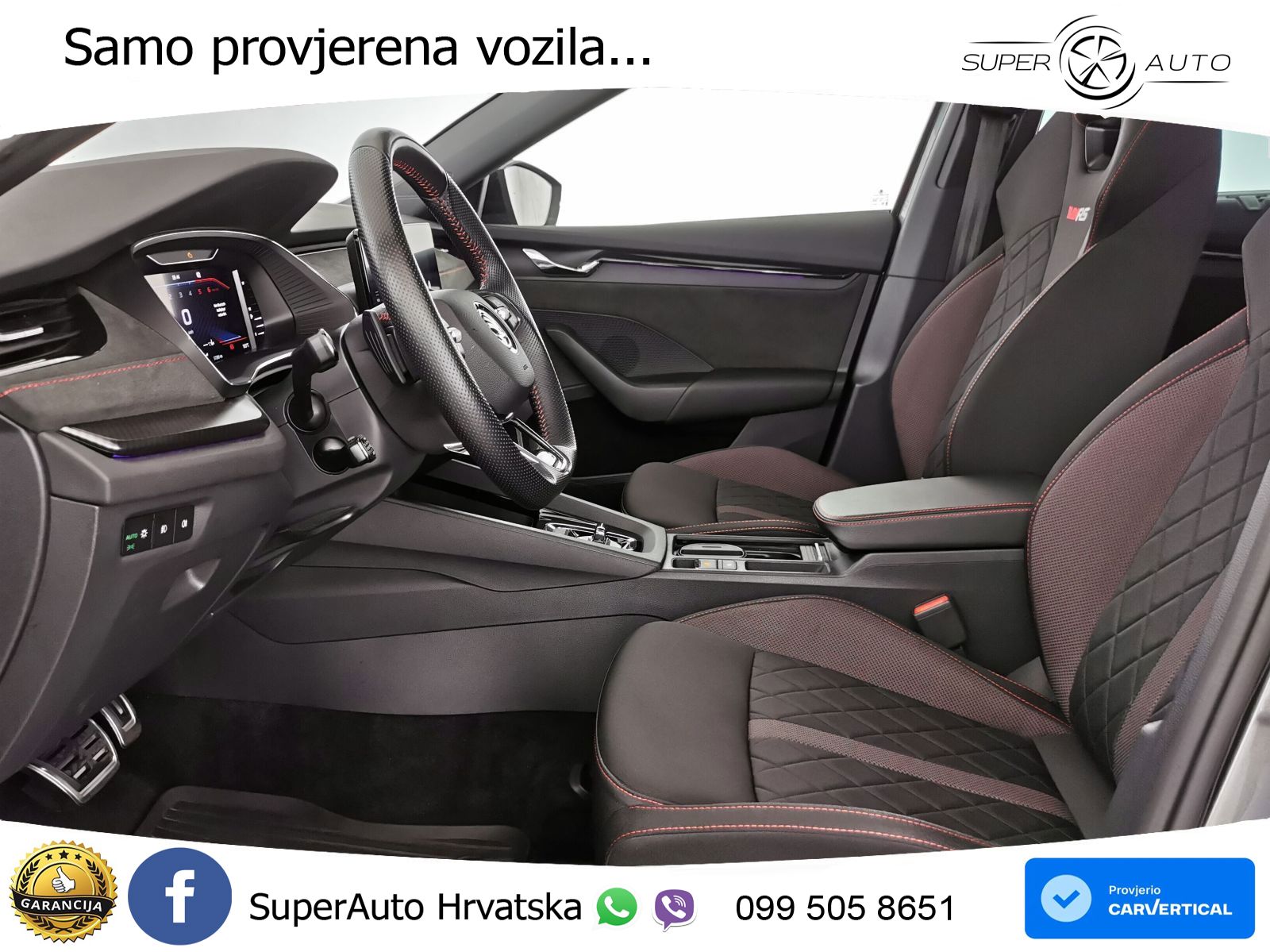 Škoda Octavia Combi RS 2.0 TDI (200 KS) DSG LED+GR SJED+ACC