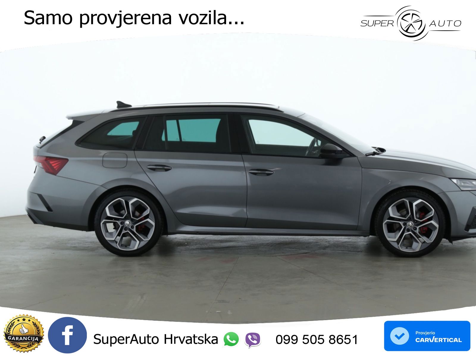 Škoda Octavia Combi RS 2.0 TDI (200 KS) DSG LED+GR SJED+ACC
