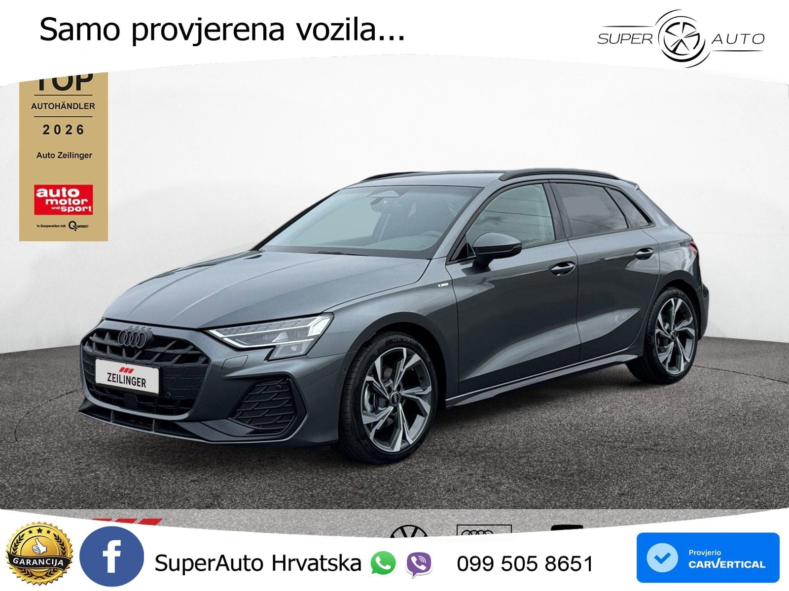 Audi A3 35 TFSI (150 KS) S tronic S line LED+GR SJED+ACC