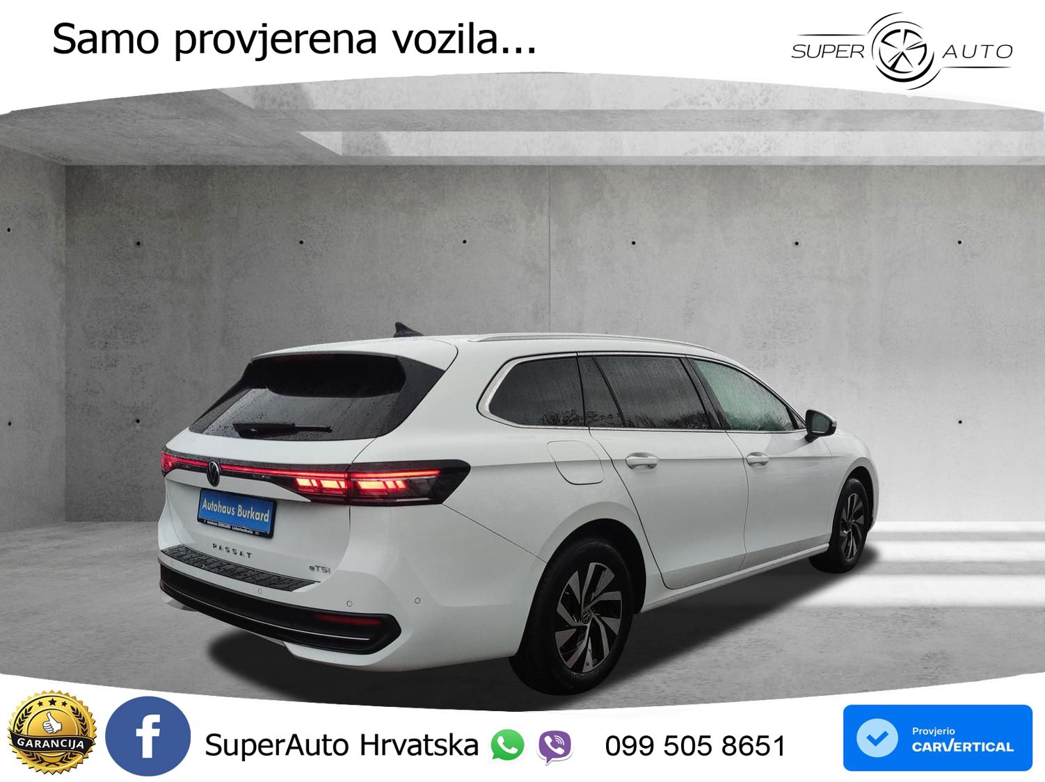Volkswagen Passat Variant 1.5 eTSI (150 KS) DSG MATRIX+GR SJED+KAM