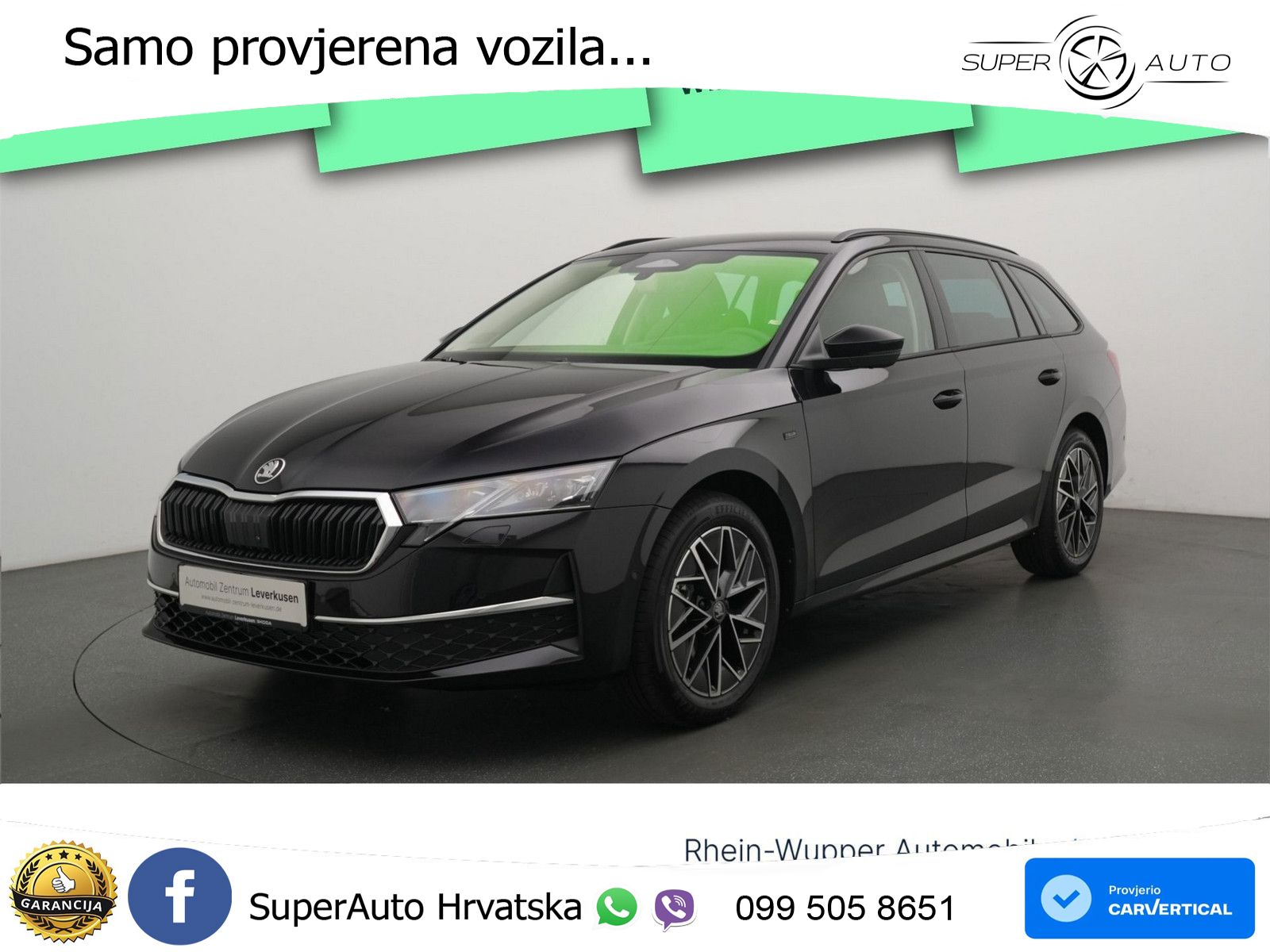 Škoda Octavia Combi 2.0 TDI (150 KS) DSG MATRIX+GR SJED+KAM