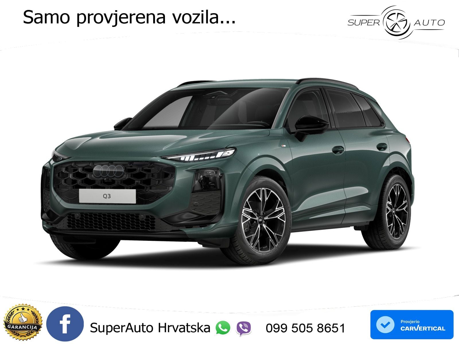 Audi Q3 1.5 TFSI (150 KS) S tronic S line LED+GR SJED+ACC