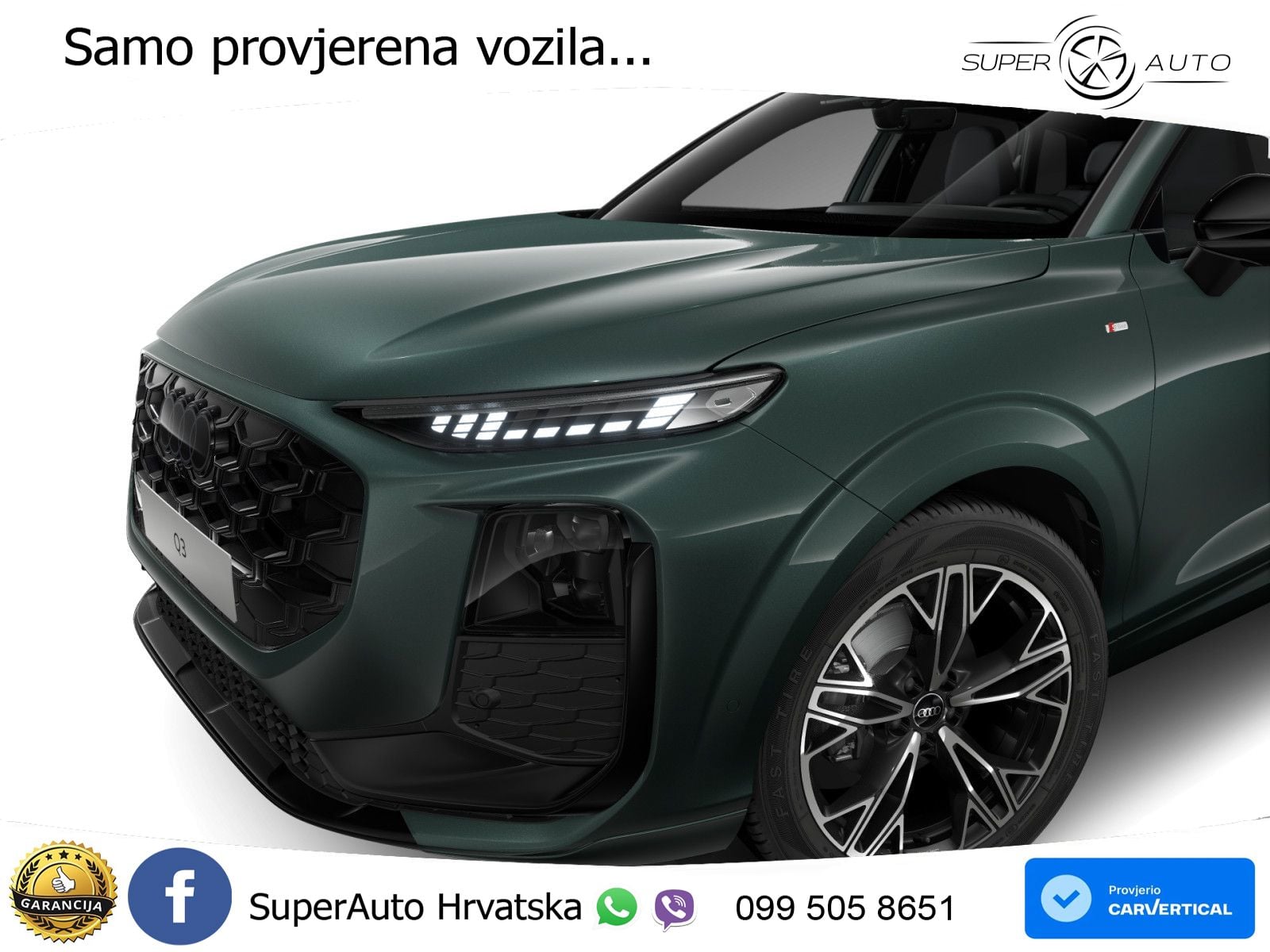 Audi Q3 1.5 TFSI (150 KS) S tronic S line LED+GR SJED+ACC