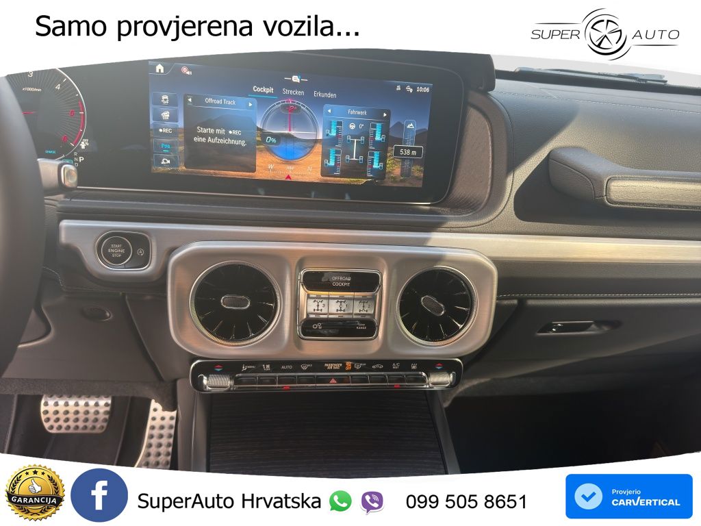 Mercedes G 450d Long (367 KS) 4MATIC 9G-TRONIC Exclusive LED+GR SJED+ACC