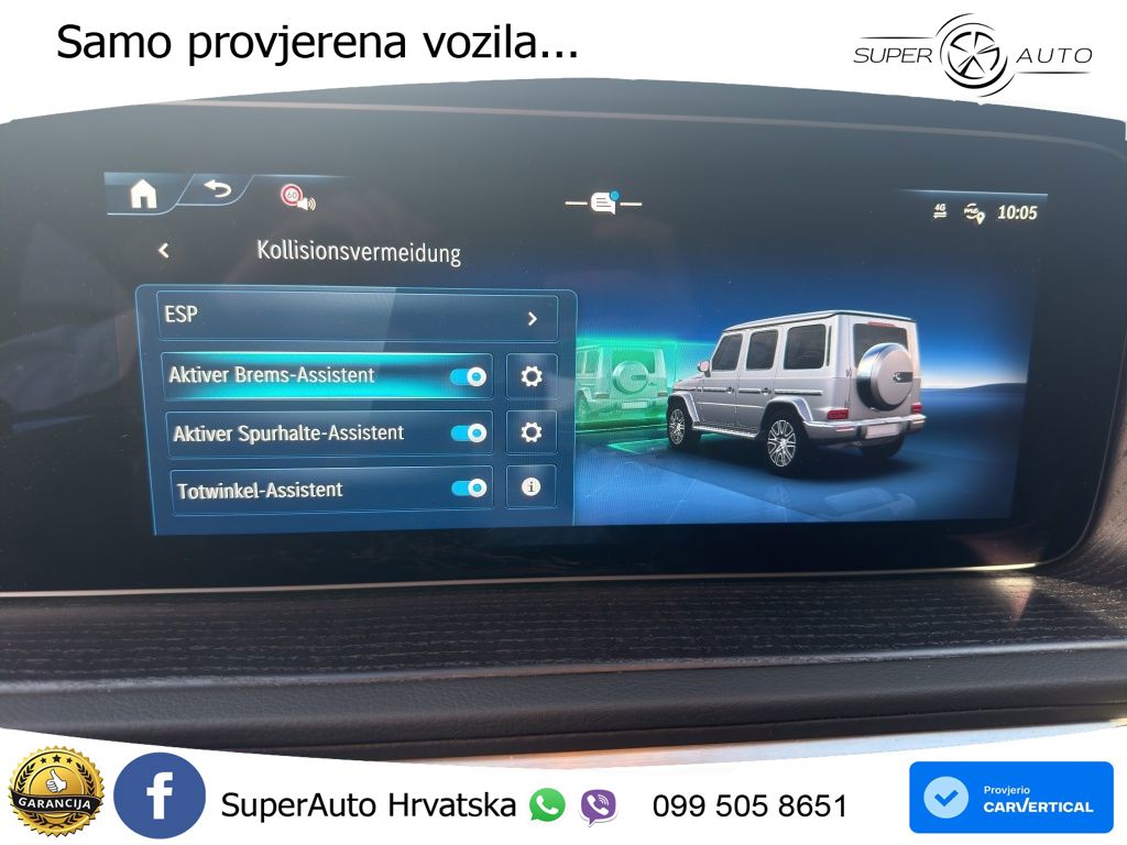 Mercedes G 450d Long (367 KS) 4MATIC 9G-TRONIC Exclusive LED+GR SJED+ACC