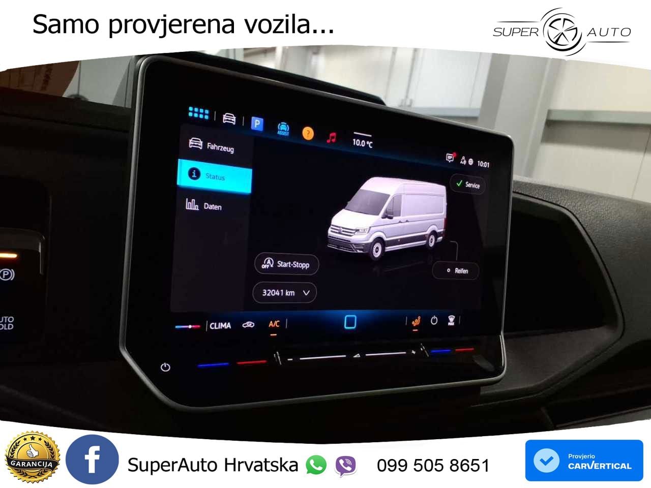 Volkswagen Crafter 35 LR/L4H3 Navi P.-Assist OHNE BEULEN! 177 KS
