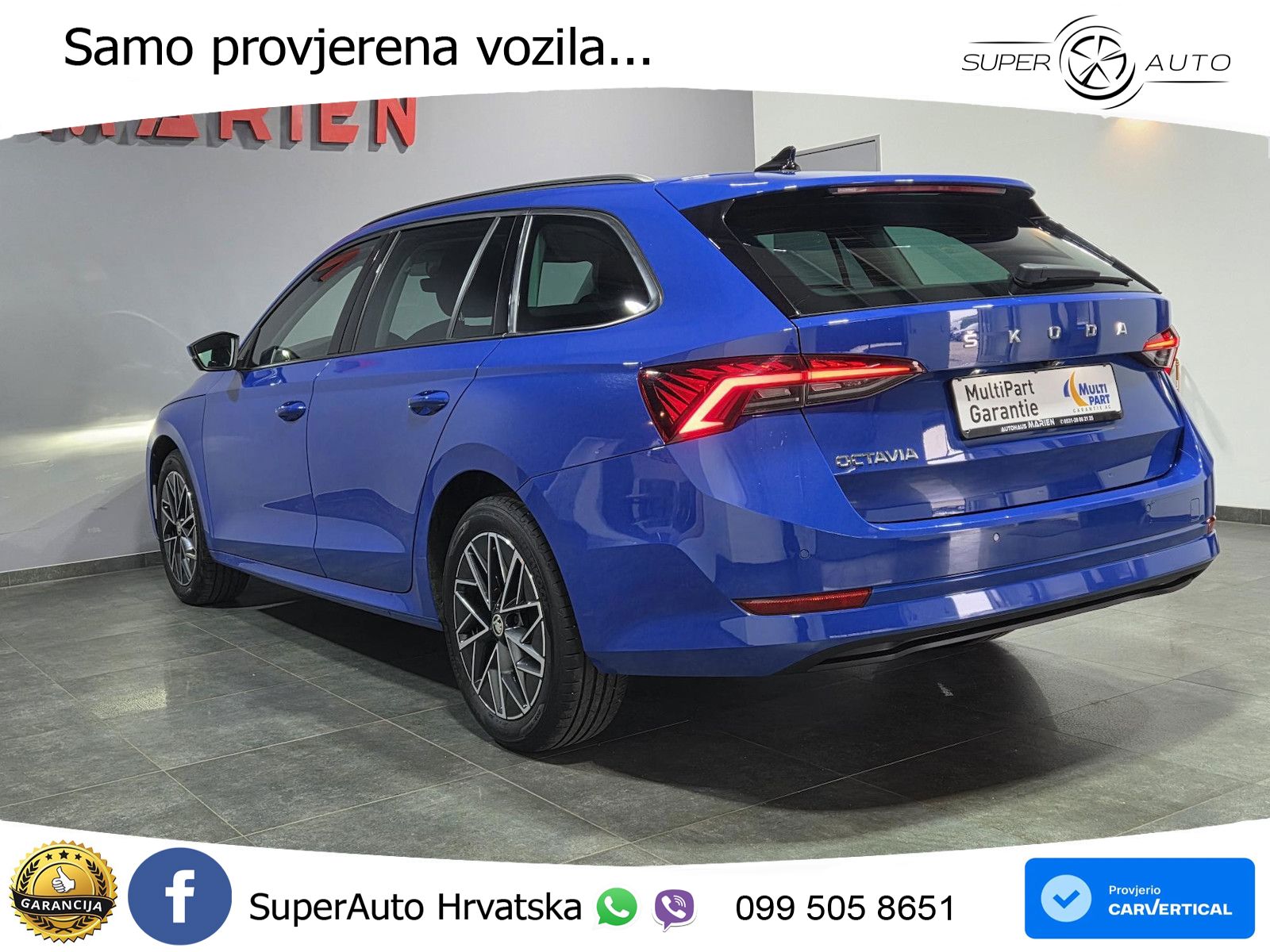 Škoda Octavia Combi 2.0 TDI (150 KS) LED+GR SJED+ACC