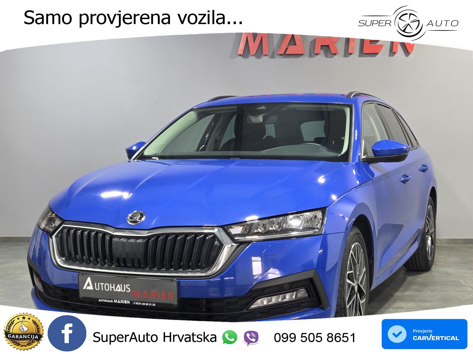 Škoda Octavia Combi 2.0 TDI (150 KS) LED+GR SJED+ACC