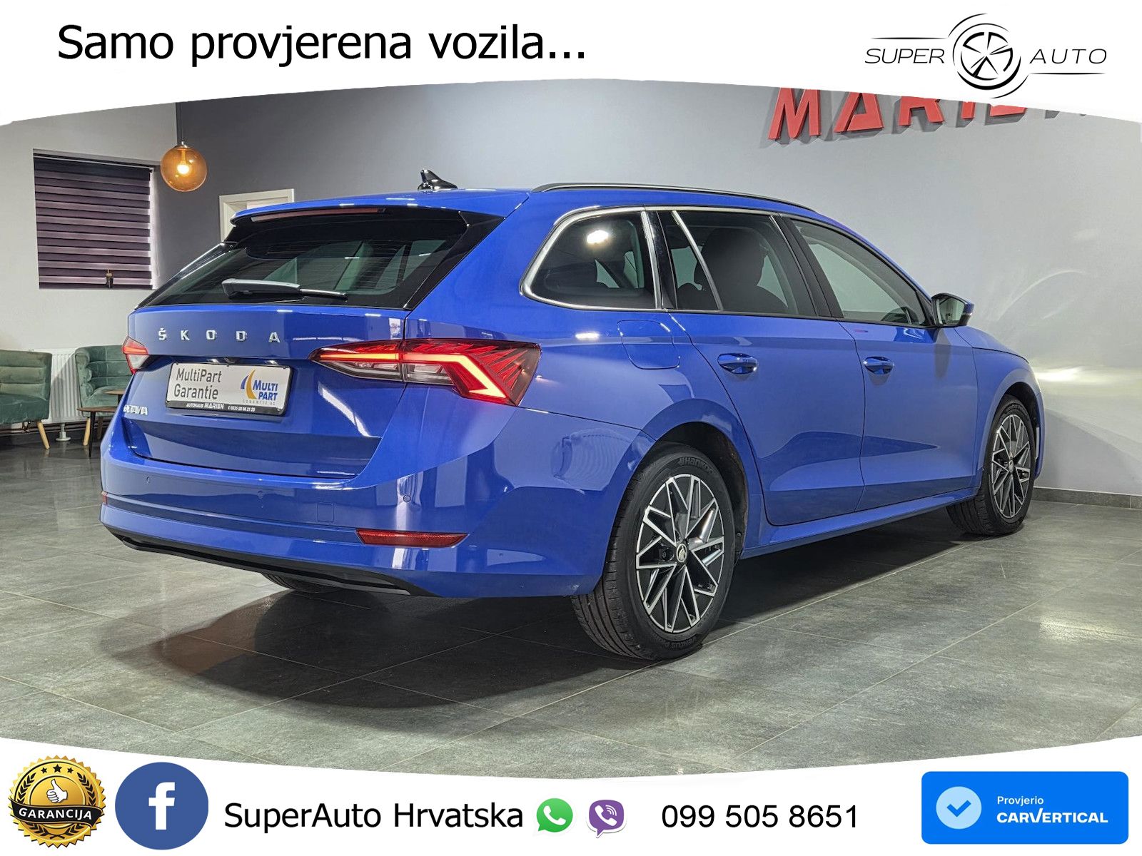 Škoda Octavia Combi 2.0 TDI (150 KS) LED+GR SJED+ACC