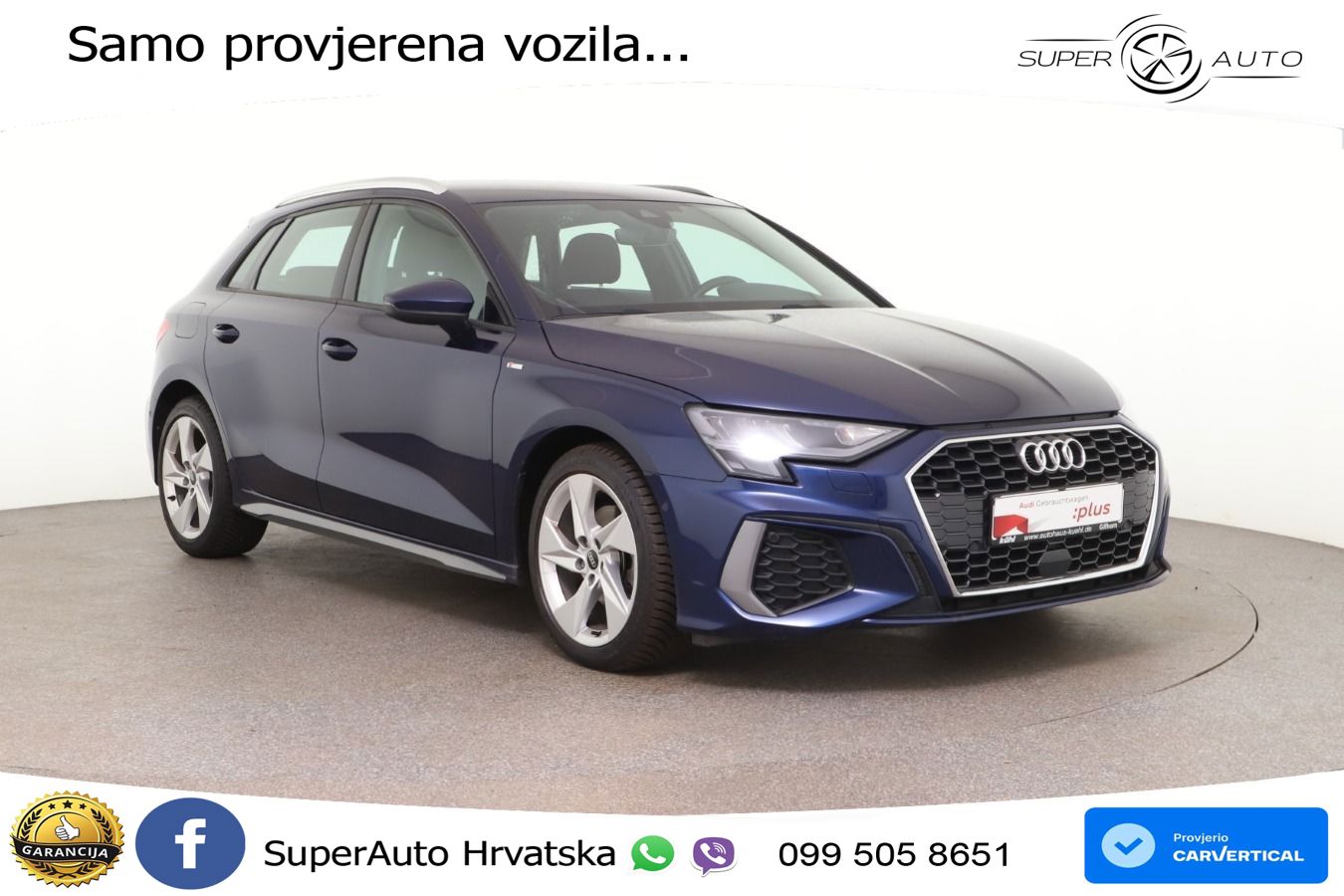 Audi A3 30 TDI (116 KS) S tronic S line LED+GR SJED+ACC