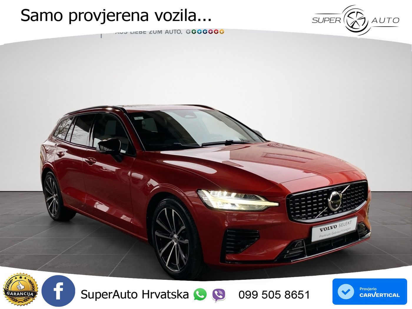 Volvo V60 2.0 T8 AWD Geartronic LED+GR SJED+ACC