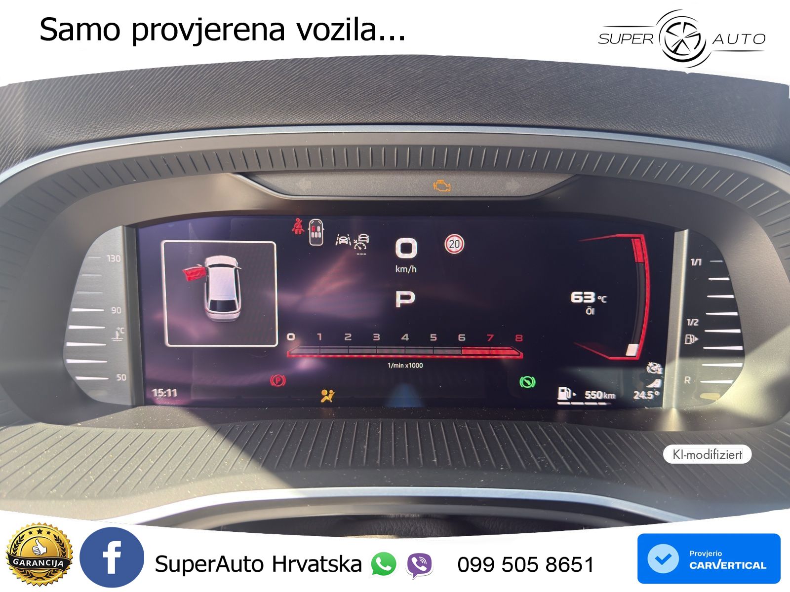 Škoda Octavia Combi RS 2.0 TSI (265 KS) DSG MATRIX+GR SJED+KAM