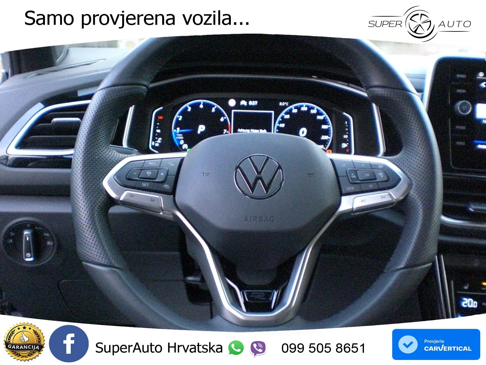 Volkswagen T-Roc 1.5 TSI (150 KS) DSG R-Line LED+GR SJED+ACC