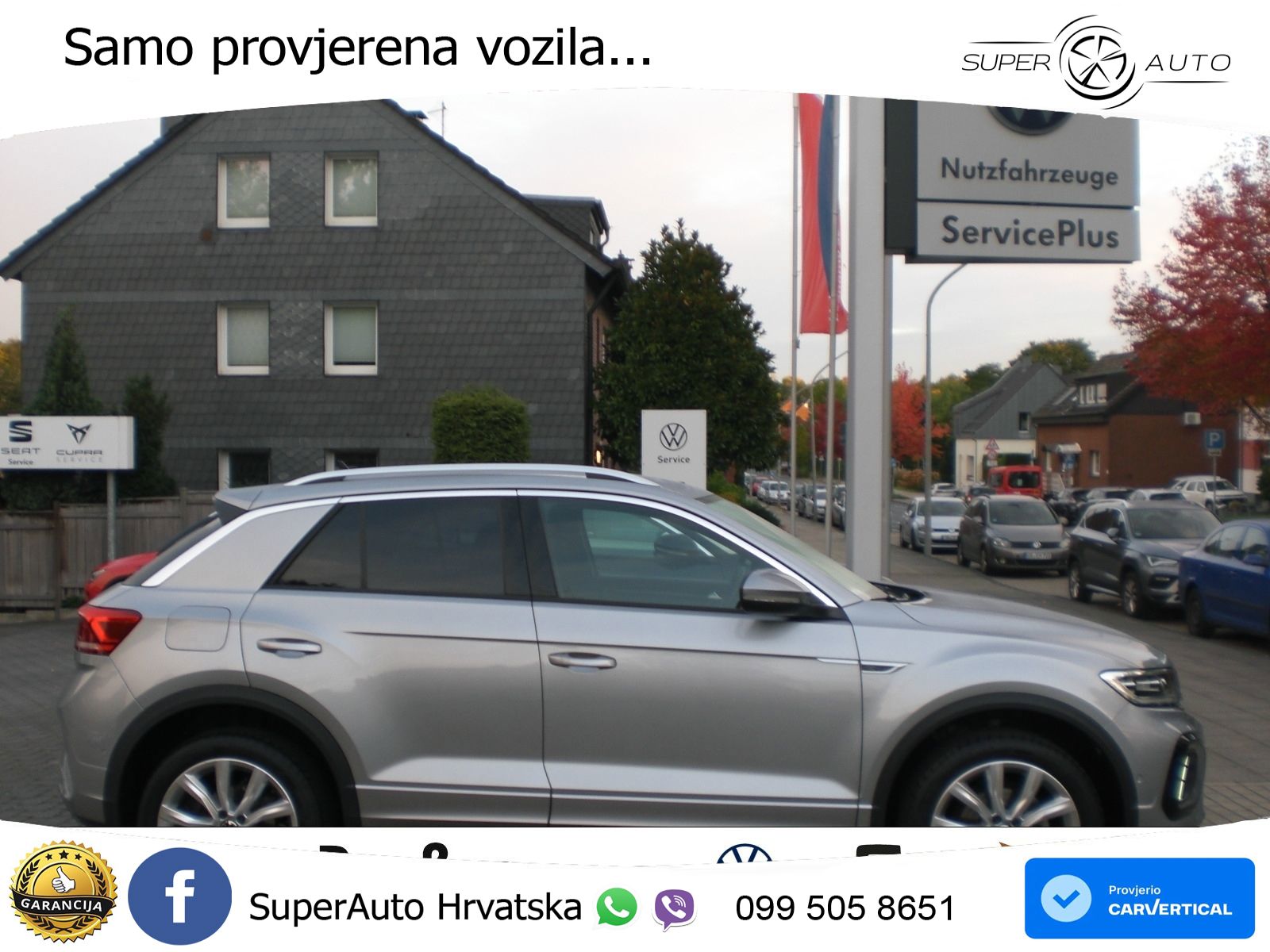 Volkswagen T-Roc 1.5 TSI (150 KS) DSG R-Line LED+GR SJED+ACC