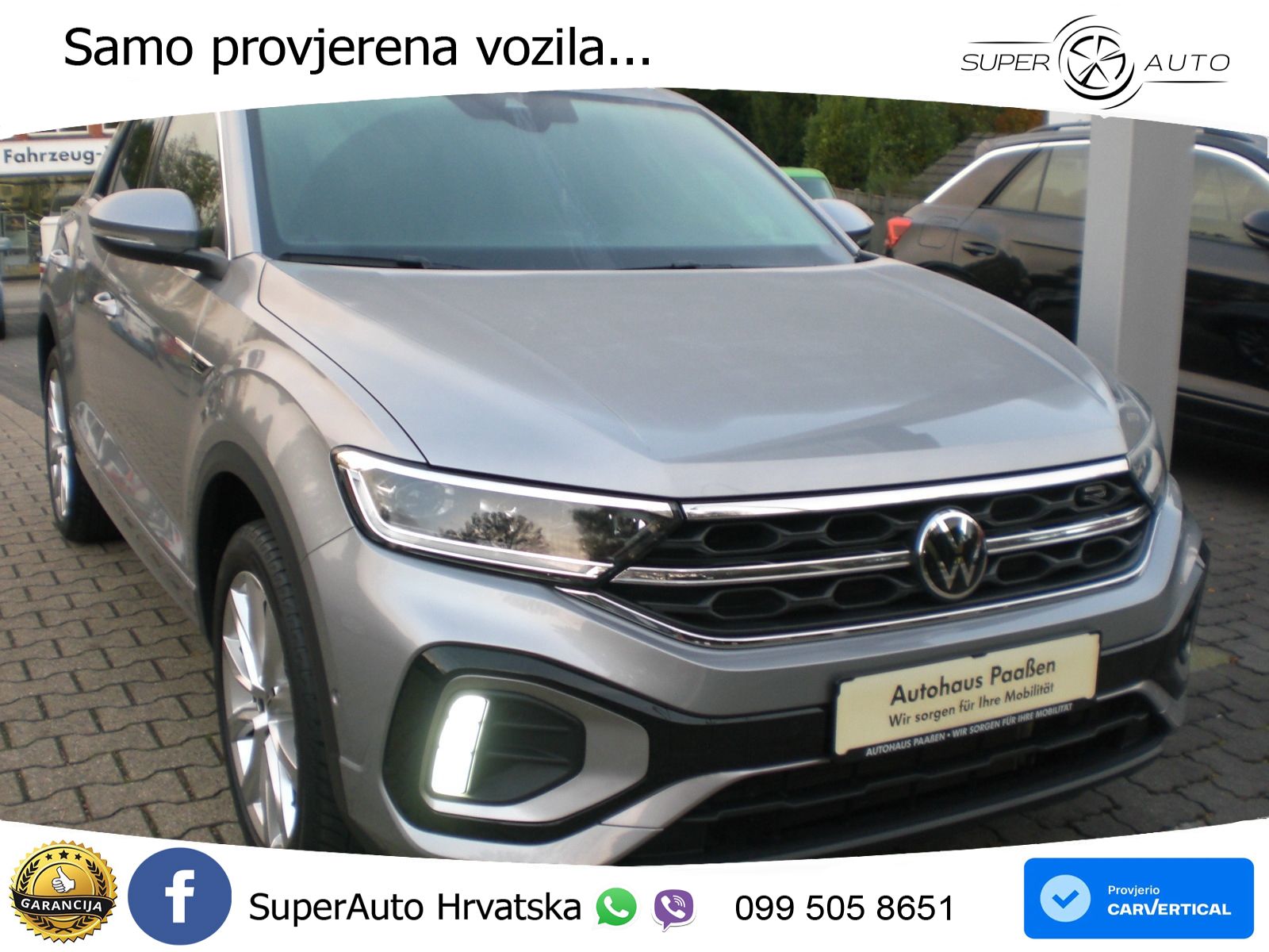 Volkswagen T-Roc 1.5 TSI (150 KS) DSG R-Line LED+GR SJED+ACC