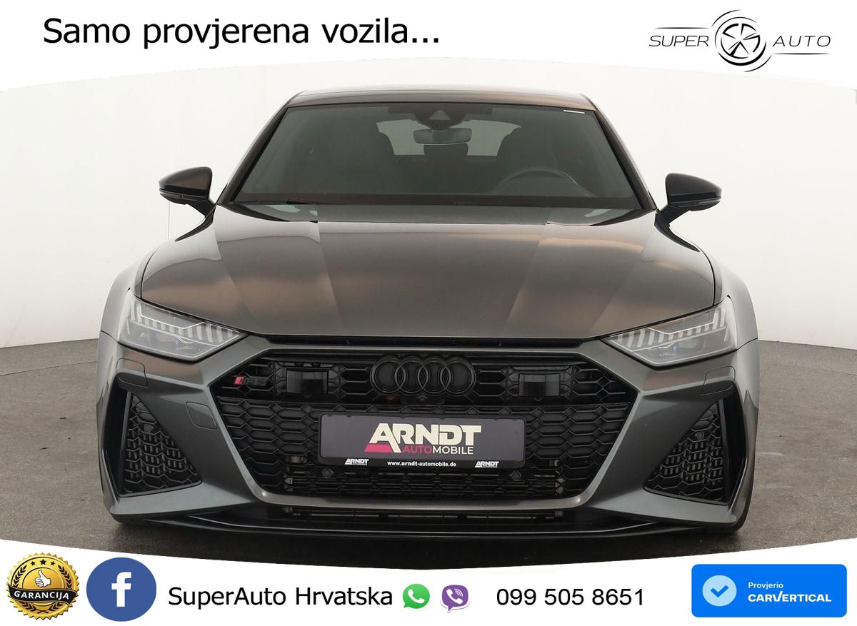 Audi RS7 4.0 TFSI V8 performance (630 KS) quattro tiptronic ZRAČNI+ACC+GR SJED+KAM+PANO