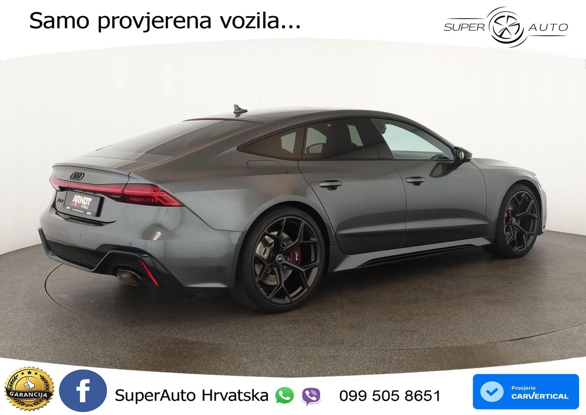 Audi RS7 4.0 TFSI V8 performance (630 KS) quattro tiptronic ZRAČNI+ACC+GR SJED+KAM+PANO