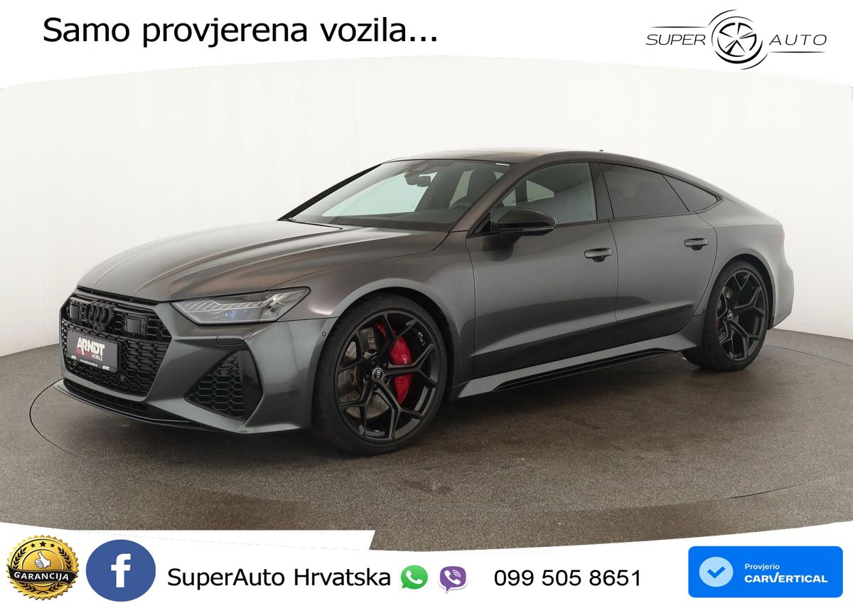 Audi RS7 4.0 TFSI V8 performance (630 KS) quattro tiptronic ZRAČNI+ACC+GR SJED+KAM+PANO